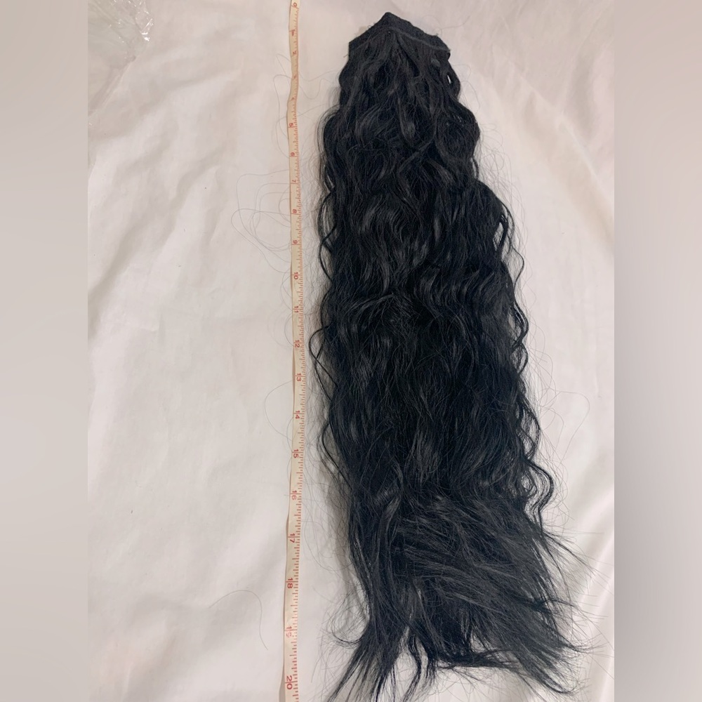 Black Synthetic Ponytail Hair Extension